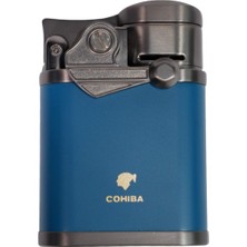 Cohiba 4 Torch Pürmüz Mavi - Gunmetal Puro Çakmağı - TR8952