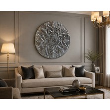 Acar Metal Duvar Pano Tablo 70 cm Gri