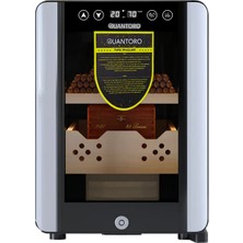 Quantoro Qcc-38 Elektronik Nemlendirme & Soğutmalı Siyah Puro Dolabı - QTR-004