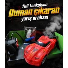 LRS Store Uzaktan Kumandalı Duman Çıkaran Yarış Arabası 15 Km Hızlı Rc Araba Full Fonksiyon Işıklı Oyuncak Araba