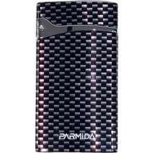 Parmida Perde Alev Lacivert Karbon Desenli Puro Çakmağı - TR8948