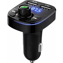 Kensa Black Oto Bakım Araç Bluetooth Fm Transmitter Cihazı Araba Mp3 Çalar Oto Çakmaklık Şarj Aleti Müzik Kiti