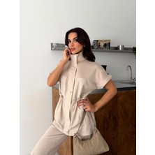Cey Moda Kadın Modal Kumaş Stoperli Paraşüt Detaylı Çıt Çıtlı Cepli Takım