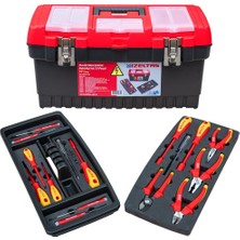 İzeltaş Izeltaş 8440 23 Parça Elektrikçi Set Plastik Takım Çantası - 8440001023