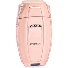 Parmida Çift Torch Pürmüz Bronz Metal Puro Çakmağı - TR7277