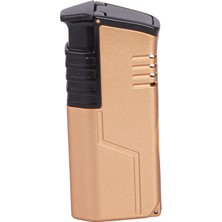 Parmida 3 Torch Pürmüz Gold-Siyah Metal Puro Çakmağı - TR7864