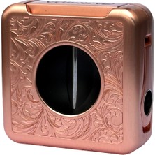 Parmida Rose Gold Işlemeli V-Cut Puro Makası Kesici - TR9082