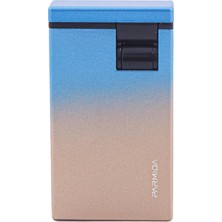 Parmida 2 Torch Pürmüz Mavi-Sarı Puro Çakmağı - TR5958