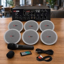 Lastvoice Medium-3 Tavan Hoparlör ve Anfi Ses Sistemi Paketi