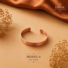 🧡Lotus Premium Doğal Bakır Bileklik Koleksiyonu – Ayarlanabilir Özel Tasarım Minimal Bileklik | Lotus Atölye ve İyi Yaşam Merkezi