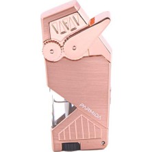 Parmida Çift Torch Pürmüz Rose Gold Puro Çakmağı - TR4695