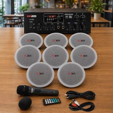 Lastvoice Medium-4 Tavan Hoparlör ve Anfi Ses Sistemi Paketi