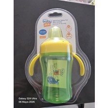 Baby Plus Baby&plus Antikolik Akıtmaz Kulplu Pp Bardak 240 ml Yeşil