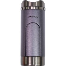 Parmida 3 Torch Pürmüz Gunmetal Masa Tipi Puro Çakmağı - TR8919