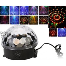 BSSM Kumandalıı Kristal LED Rgb Disko Topu