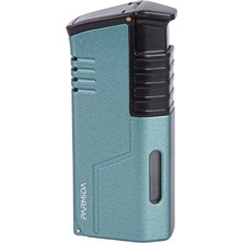 Parmida 3 Torch Pürmüz Gunmetal-Siyah Metal Puro Çakmağı - TR7863