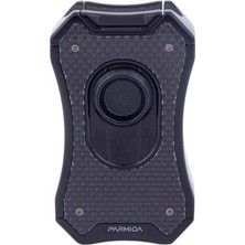 Parmida Dört Torch Pürmüz Siyah Puro Çakmağı - TR6399