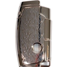 Parmida Çift Torch Pürmüz Gunmetal Puro Çakmağı - TR8941