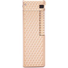 Parmida Gold Işlemeli Soft Flame Metal Çakmak - TR7214