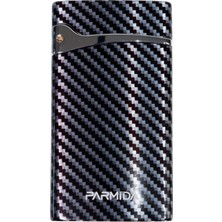 Parmida Perde Alev Siyah Karbon Desenli Puro Çakmağı - TR8947