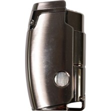 Parmida Çift Torch Pürmüz Gunmetal Puro Çakmağı - TR9047