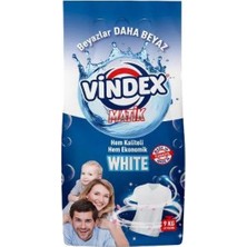 Vindex Matik Çamaşır Deterjanı Beyaz 9 kg