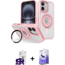 Pileli Store Pilelistore™ iPhone 16 Kılıf Nova Minimal Serisi - Siyah Bilvis 5in1 5d Magic Hayalet Cam Ekran Koruyucu + Bilvis Titan Kamera Lens - Sh