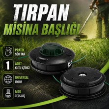 Badem10 Garden Tırpan Misina Başlığı Otomatik Tırpan Kafası Ot Motoru