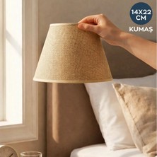Homing 22 cm Kumaş Abajur Başlığı Kumbeji