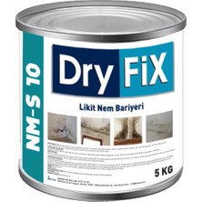Dryfix NM-S 10 (Nemeson) 5 Kg Beyaz Renkli Nem ve Rutubet Boyası İç ve Dış Duvarlar İçin