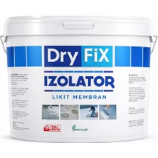 Dryfix Izolatör Elastomerik Likit Membran 18 kg Beyaz Su Geçirimsiz Yüksek Performanslı Ürün
