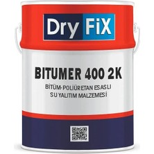 Dryfix BITÜMER400 2k Bitüm Poliüretan Esaslı 2k Su Yalıtım Malzemesi 40 kg Set