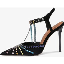 Kurt Geiger Crystal Point Taşlı Kadın Stiletto Topuklu Ayakkabı