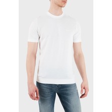 Boss Logolu Pamuklu Regular Fit Bisiklet Yaka T Shirt Erkek T Shirt 50558347 100