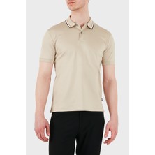 Boss Logolu Pamuklu Slim Fit Düğmeli Polo Erkek Polo 50469360 286