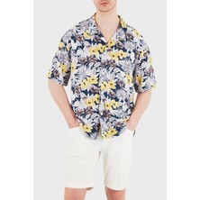 Hugo Logolu Relaxed Fit Klasik Yaka Kısa Kollu Gömlek Erkek Gömlek 50540065 799