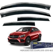 Niken Mercedes GLE Coupe 2015-2019 Arası Kromlu Cam Rüzgarlığı