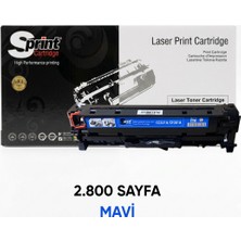 Sprint S-Print Gold Serisi CC531A / CE411A / CF381A / CRG-718 Mavi Toner (2.8k*)