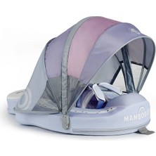 Mambobaby Bebekler  Için Desenli Güneş Korumalı Emniyet Kilitli Güvenli Çocuk Yüzme Can Simidi