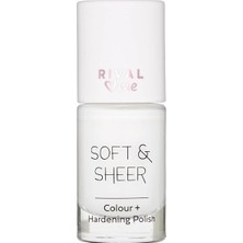 Rival Loves Me Soft Sheer Oje No.01 Vanilla Shake Jojoba Yağı ve Kuvars İçeren 1 Renk Tonu