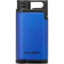 Colibri Belmont Tek Torch Pürmüz Mavi - Siyah Puro Çakmağı