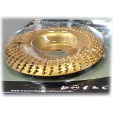 Skygo 25074 Avuç Taşlama Için Ahşap Aşındırıcı Disk, Toroidal, 125MM