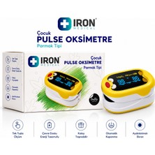 Iron Medical Parmak Tipi Çocuk Pulse Oksimetre (Şarjlı)