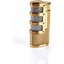 Parmida 3 Torch Pürmüz Gold Metal Puro Çakmağı - TR7233
