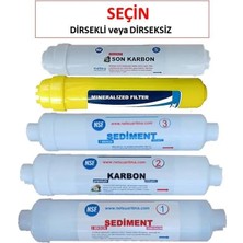 netsu arıtma -Dirseksiz-kapalı kasa su arıtma cihazı filtresi, Membransız 5 li Filtre