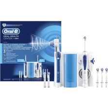 Oral-B Oxyjet Ağız Duşu Center OC501 + Pro 2000 Diş Fırçası Bakım Seti Mavi Ekstra Yumuşak Kıllar
