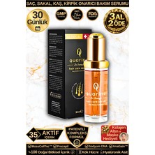 Dr. Sammy's Quarine Onarıcı Premium Saç Serumu (1 Aylık) Dökülmelere Karşı Bitkisel Kök Hücre Ekstratları, Vitamin ve Mineral Içeren %100 Saf ve Doğal Saç, Sakal, Kaş, Kirpik için Serum