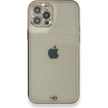Renas Store Iphone 12 Kılıf Liva Taşlı - Mor