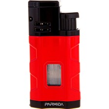 Parmida 3 Torch Pürmüz Kırmızı Puro Çakmağı - TR3486