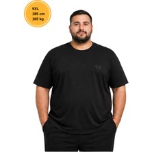 Yassino Premium Büyük Beden Oversize Erkek Tişört Oysho Kumaş Nakışlı